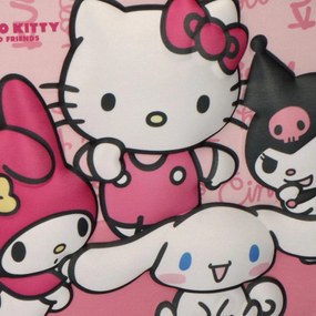 Hello Kitty Kawaii Cuties 3D thermo uzsonnás táska 24 cm