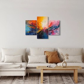 Kép - Színes absztrakció (90x60 cm)