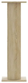 2 db sonoma tölgy szerelt fa növénytartó állvány 30x30x95 cm
