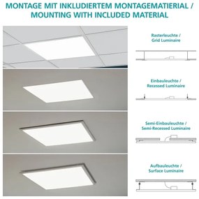 Eglo 96154 - LED mennyezeti panel SALOBRENA LED/40W/230V