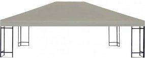 bézs pavilon tetőponyva 310 g/m² 4 x 3 m