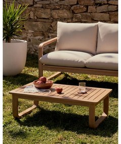 Natúr színű eukaliptusz dohányzóasztal 60x100 cm Sacaleta – Kave Home
