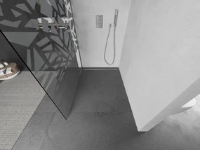 Mexen Kioto zuhanyparaván 80x200 cm 8 mm, króm, fehér kivitel, 800-080-101-01-85