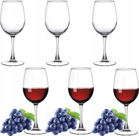 Borospoharak 315 ml színtelen vastag üveg Como Mg Home