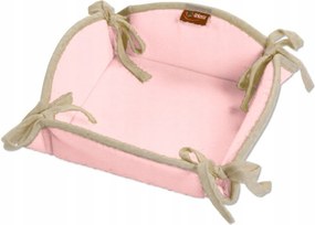 Dekoria púderrózsaszín kosár