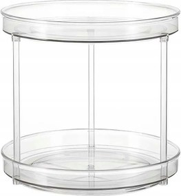 Konyhai Fűszertartó Forgatható 360° 23CM Átlátszó