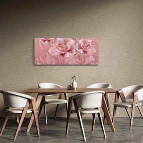Kép - Virágos dekoráció (120x50 cm)