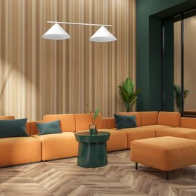 CAPITAL kábelre függesztett csillár 2xGX53/15W/230V fehér