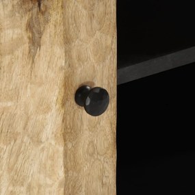 tömör mangófa TV-szekrény 80 x 31 x 46 cm