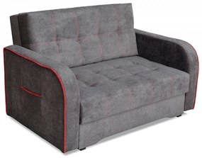 Hugo kanapé, szürke - piros