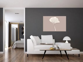 Kép - Bézs színű levelek N⁰3 (90x60 cm)