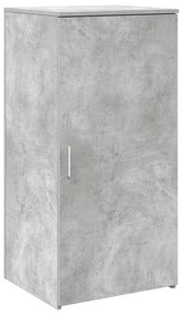 tároló szekrény betonszürke 50x45x103,5 cm szerelt fa