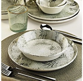 18 részes szürke porcelán étkészlet