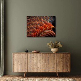 Kép - Absztrakt toll utánzat (70x50 cm)