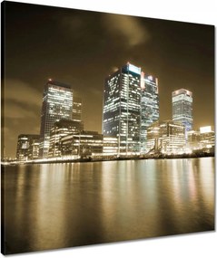 Vászonkép 60x60 Sephia Londoni kilátás