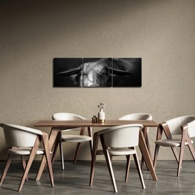 Kép - Tehén (órával) (90x30 cm)