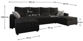 Univerzális ülőgarnitúra Timotej (cornet 10 + öko-bőr d8 + cornet 18). 1064106