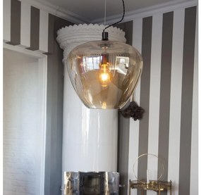 ByRydens 4200870-5503 - Csillár zsinóron BELLISSIMO 1xE27/8W/230V füstös/barna