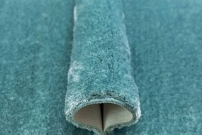 Csúszásgátló Szőnyeg Shaggy Puha Türkiz Malmo Hálószobába 120x170 cm