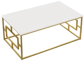 Dohányzóasztal Vogreolla (fehér + arany). 1106464