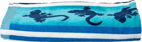 CRAZY GEKKO Strandtörölköző türkiz 165x90cm