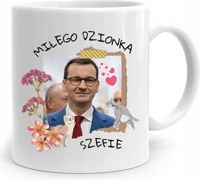 Bögre Politikus Miniszterelnök Mateusz Morawiecki Pis