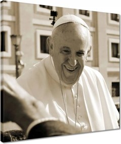 Festmények 40x40 Ferenc pápa portré