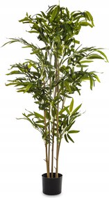 Magas realisztikus zöld mesterséges bambusz növény a belső térbe