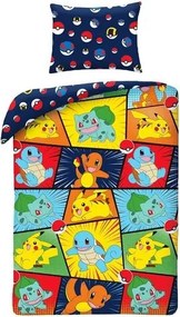 Pokémon Pals ágyneműhuzat 140×200cm, 70×90 cm