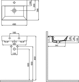 Mosdószekrény, 120 cm – TR283VLN1288