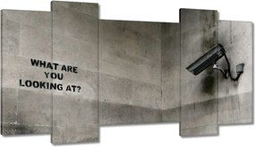 Képek 120x65 Banksy Kamera Graffiti