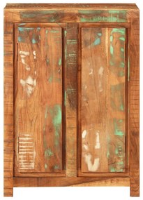 tömör újrahasznosított fa tálalószekrény 55 x 33 x 75 cm