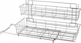 Márkás Cargo Rendszerező Dupla Kihúzható Kosár A Swiss Mosogató Alatti Szekrényhez