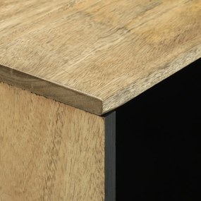Fiókos szekrény – 80x33,5x75 cm, tömör mangófából készült