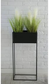 Virágállvány 90x44 cm fekete