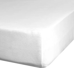 Gumis lepedő 100x200 Sima fehér magas matrachoz 30 cm