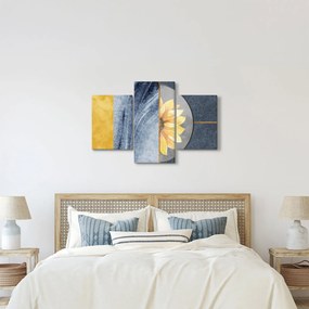 Kép - Formák és a virág (90x60 cm)