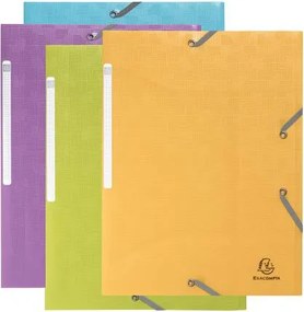 Gumis mappa, PP, A4, 15 mm, EXACOMPTA Pop'NCo, vegyes színek (EX55990E)