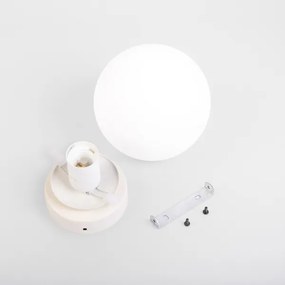 Mennyezeti lámpa MOONLIGHT 1xE27/15W/230V Ø 16 cm krémszínű