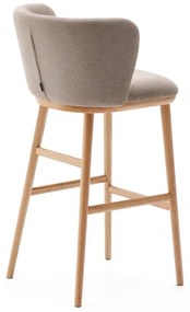 Világosbarna bárszék (ülésmagasság 75,5 cm) Ciselia – Kave Home