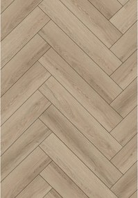 Mexen Palmdale vinyl parketta halszálka 570 x 95 mm LVT Dryback 2,5 mm, PVC alátét, 4 V-fuga, Tölgy