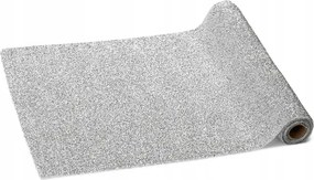 Fémezett futófelület ezüst 36x300 cm Szilveszter András dekoráció