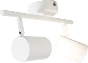 Modern spotlámpa fehér, 2 db WiFi GU10 izzóval, állítható - Jeana
