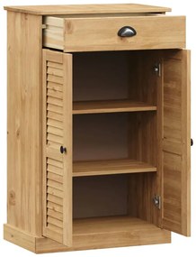 VIGO tömör fenyőfa cipőszekrény 60x35x96 cm