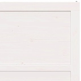 Pajtaajtó Fehér 100 x 208 cm Tömör fenyőfa
