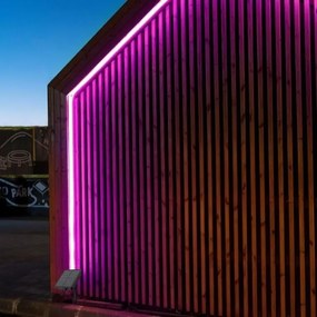 LED RGB Dimmelhető napelemes szalag LED/1,2W/3,7V IP67 5m