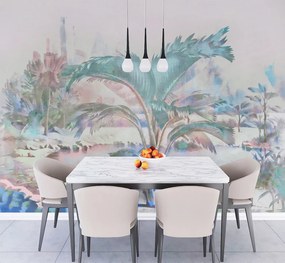 Gario Fotótapéta Pasztell trópusi fa - Andrea Haase Anyag: Vlies, Méret: 400 x 280 cm