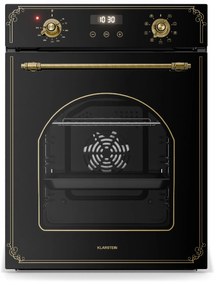 Klarstein Victoria beépített sütő 45 cm 49 l fekete