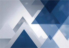 Vinyl Tapéta Flizelin Geometriai Absztrakt Kék 416x254