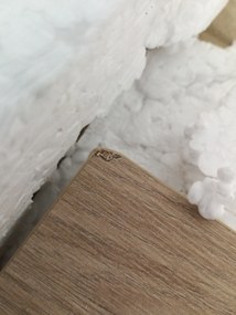 AKCIÓ MADO étkezőasztal fekete, tölgyfa decor asztallappal 120x80cm II. osztály